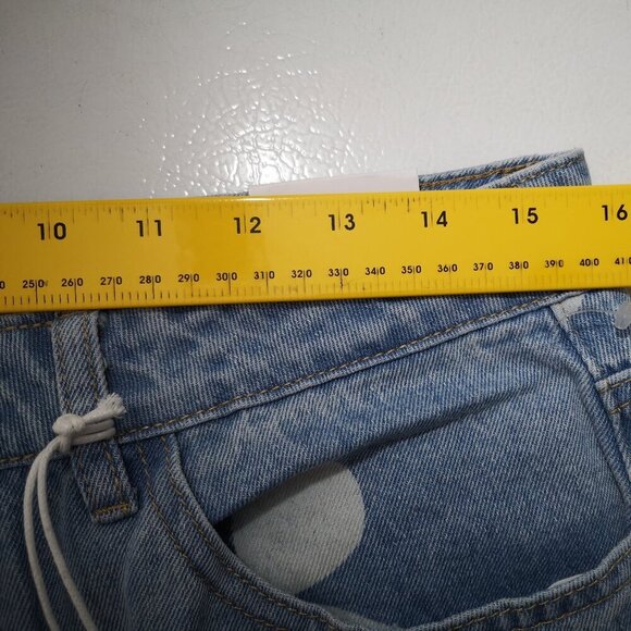 NWT Flying Angel Premium Ladies Size 13/31 Wide Straight Leg High Rise Fit Jeans - Picture 9 of 11